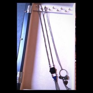 Long Charcoal Necklace Bundle